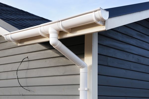 PVC Rain Gutter Installation in Ballwin