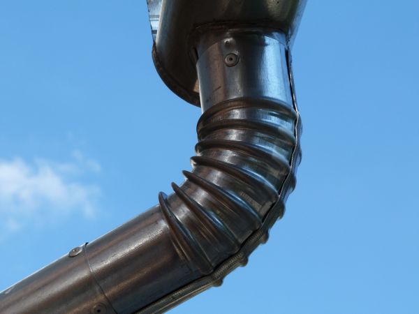 Metal Downspout Installation in Ballwin